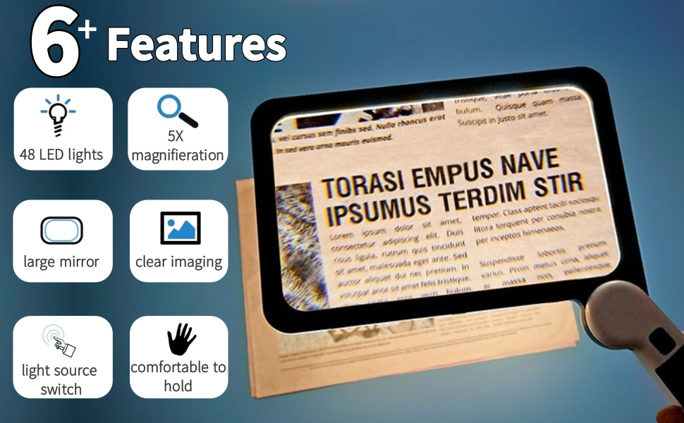 magnifier glass for reading