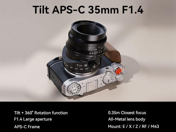 【新同】TTArtisan Tilt 35mm f/1.4 C / FUJI X TTArtisan Tilt APS-C 35mm F1.4