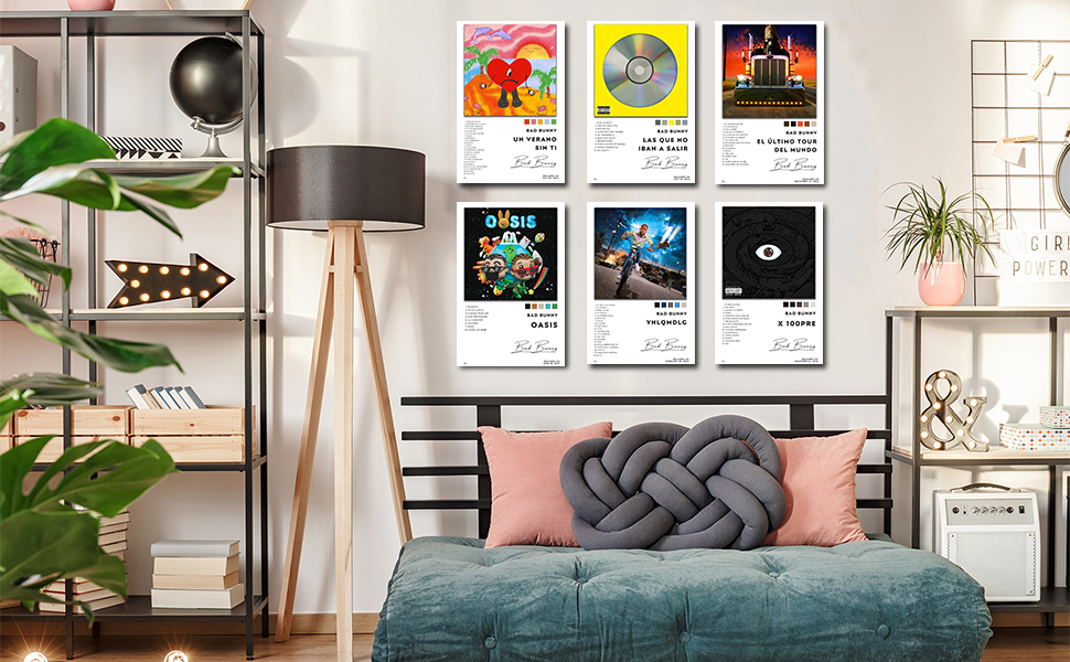 Bedroom poster collection