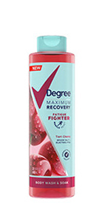 Degree Maximum Recovery Tart Cherry Body Wash, 22 oz