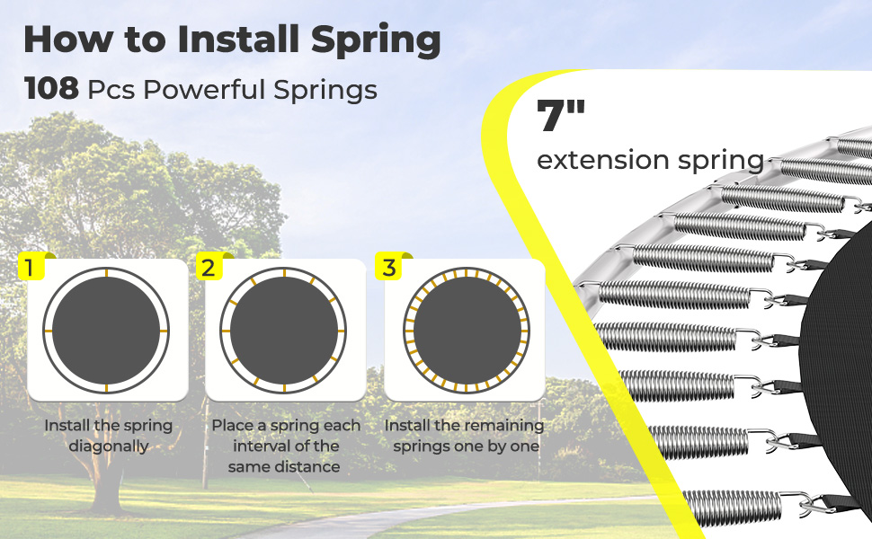 16FT Blue Pumpkin Trampoline with balance bar