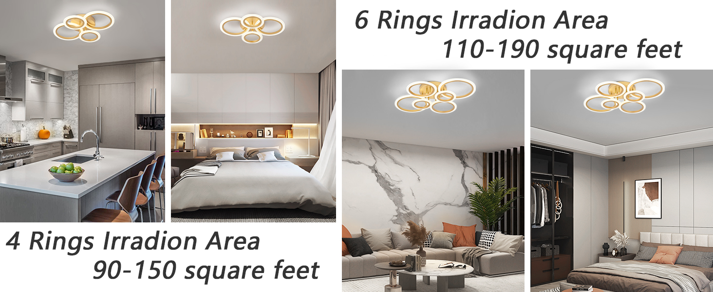 gold living room ceiling light