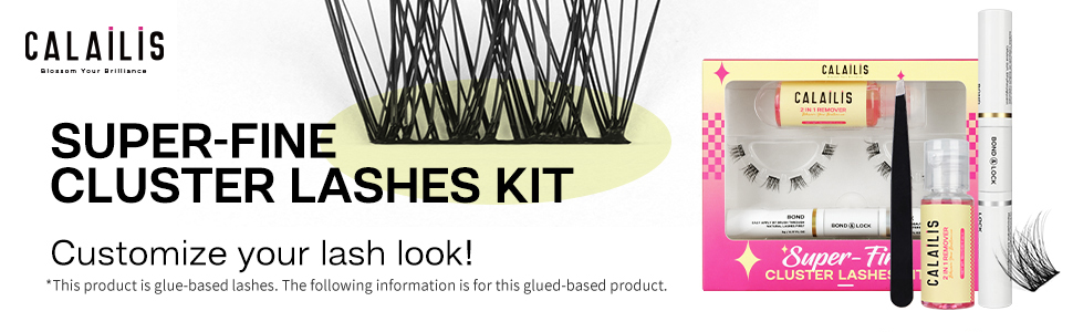 superfine band cluster lashes kit