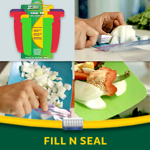 refrigerator pantry kitchen gallonfreezerbags multipurpose savers prepworks cutout divider portion