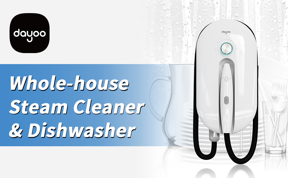 DAYOO Chemical Free Portable Steam Cleaner 10 Seconds Instant Hot