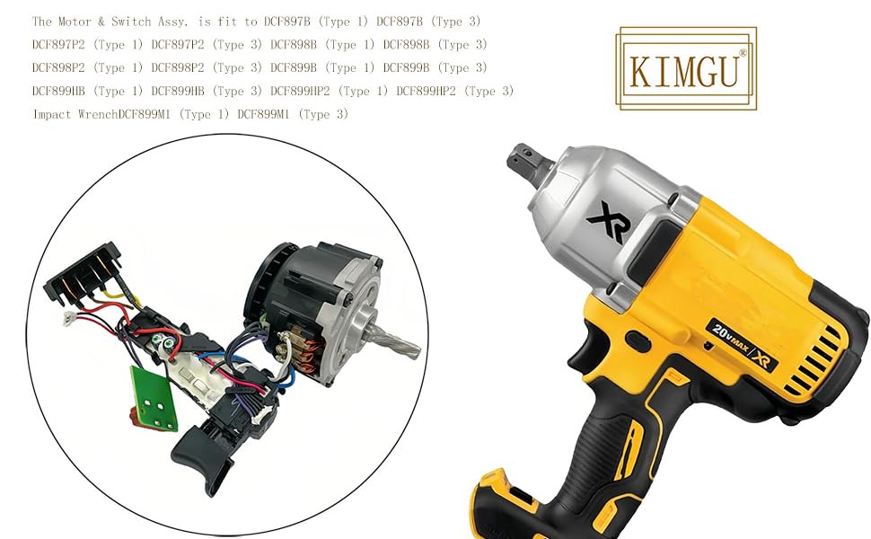 Amazon.com: N578553 N426401 KIMGU 20V Switch Replace for Dewalt