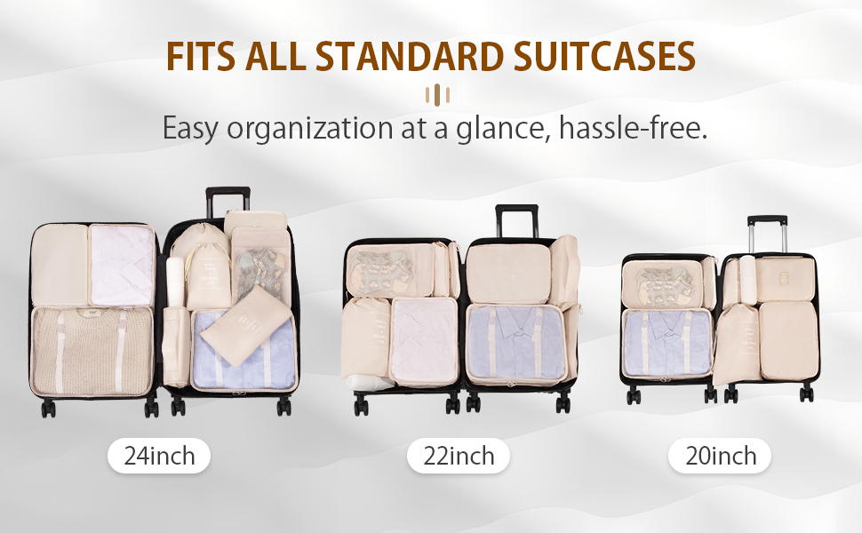 packing cubes 11 set suitcase organizers luggage organizer bags for travel
