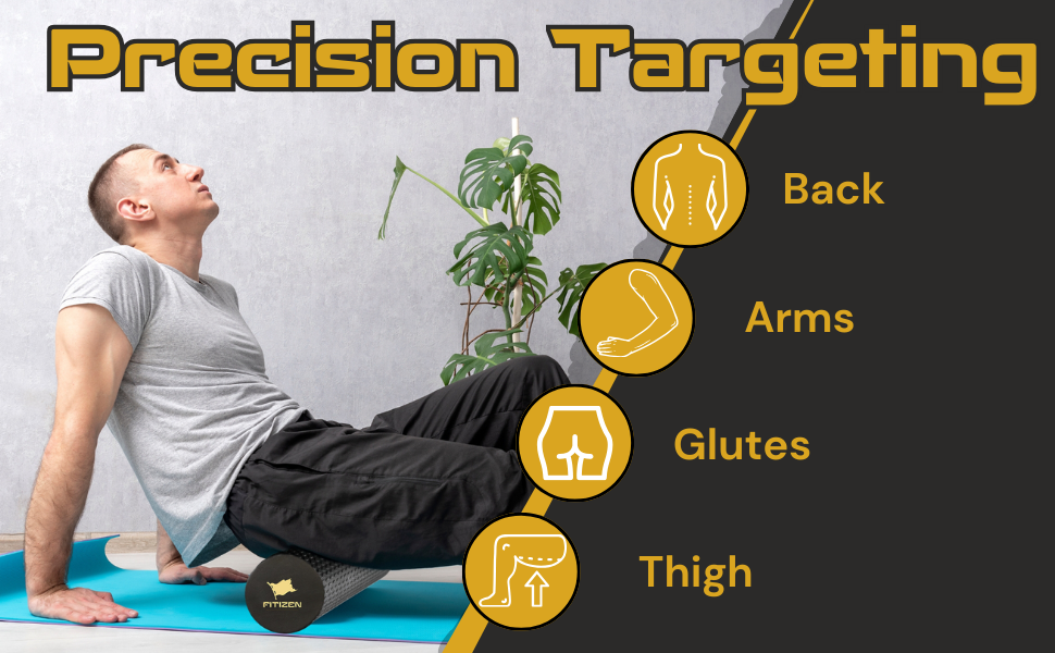 Foam Roller HighDensity Foam Muscle Roller Textured