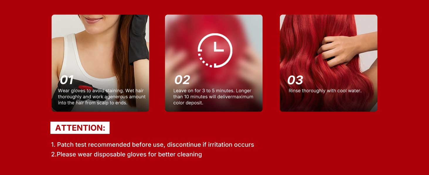 Color Depositing Red Hair Mask