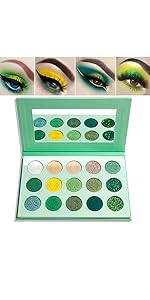 green eyeshadow palette fairy makeup pallet green makeup eye shadow pallete sets green