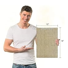 1.5&#34; pole pocket area