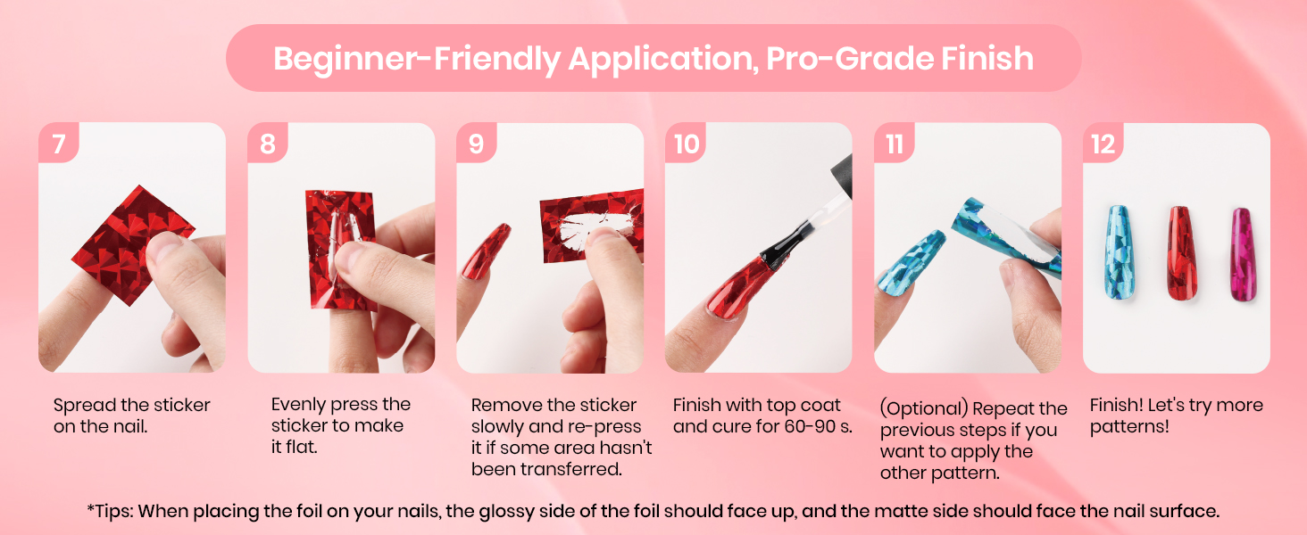 Beetles Nail Foil Glue Gel 