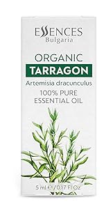 Organic Tarragon Essential Oil natural pure aromatherapy painkiller sleep toning mood herb spice