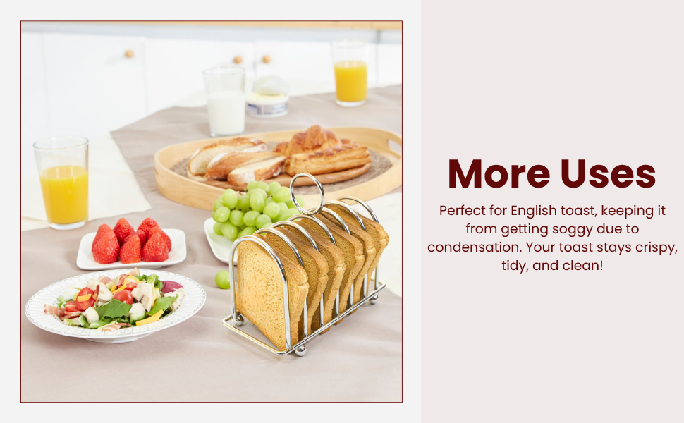 vintage*【HOVIS】Solt & pepper ・ トーストラック Amazon.com: Toast Rack English Style, Toast Holder Rack, 6