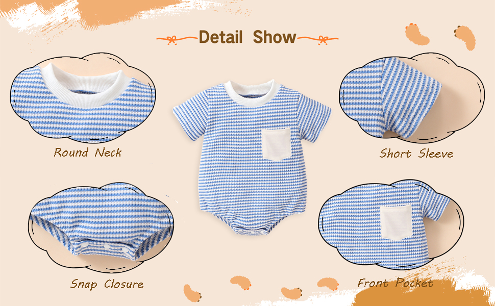 baby short sleeve romper