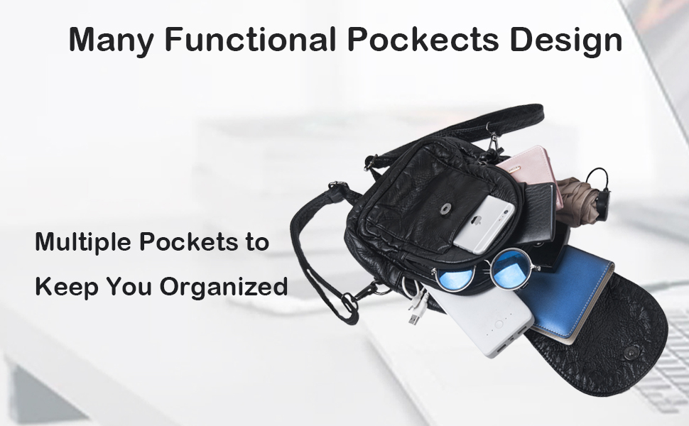 black backpack purse