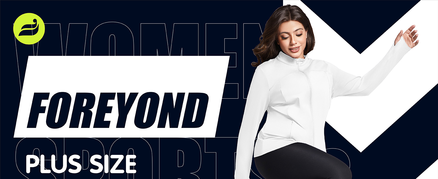 plus size athletic jacket