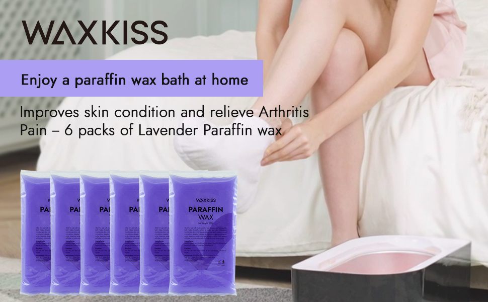 Natural Paraffin Wax Refill for Paraffin Baths, 6 pack