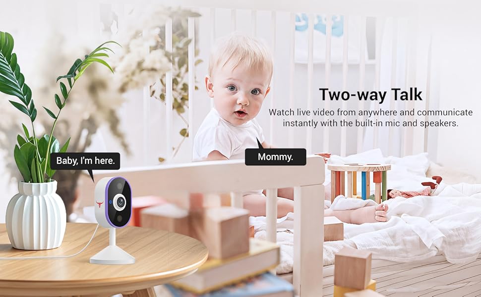 security camera 2 way talk