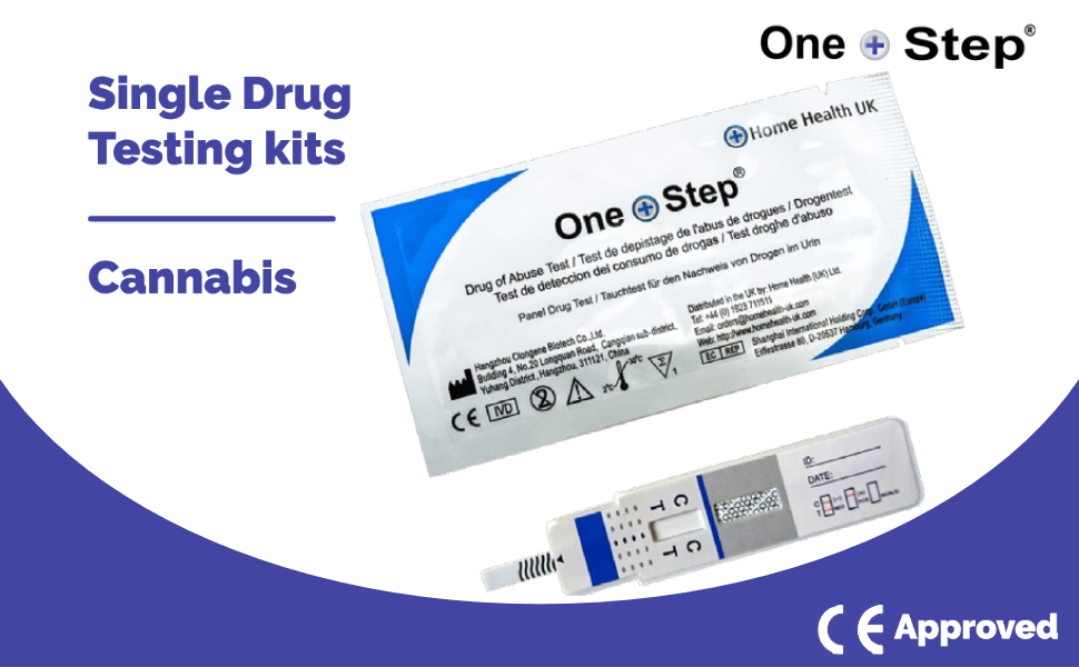One Step 5 x Cannabis Testing Kits Drug Tests Marijuana THC