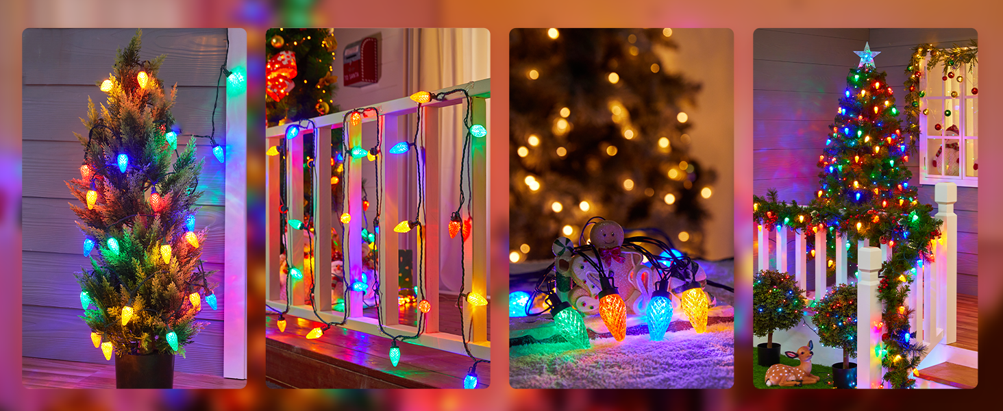 christmas lights outdoor decorations