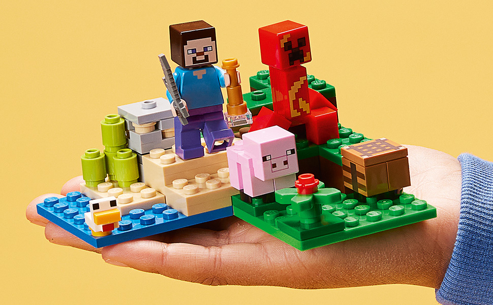 LEGO 21177 Minecraft The Creeper Ambush Building Toy With Steve, Baby ...