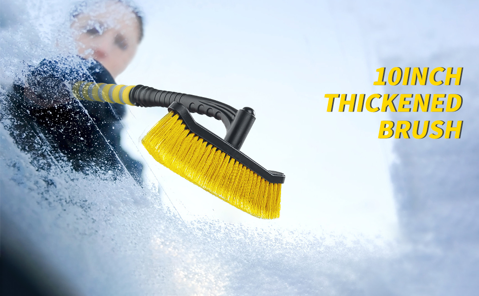 Cimesen 26" Ice Scraper and Snow BrushPivoting Head for