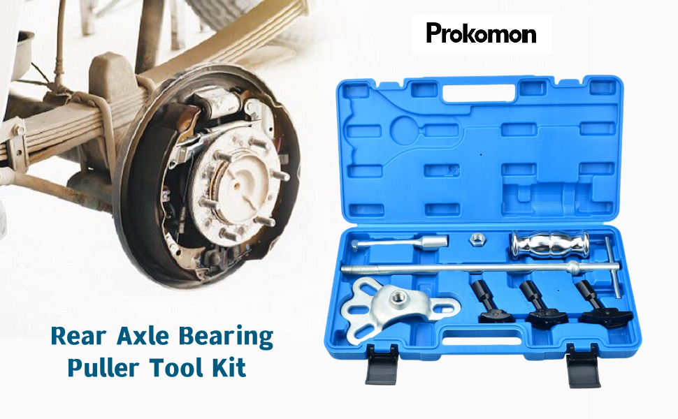 Prokomon Rear Axle Bearing Puller Kit; Rear Axle Puller Set