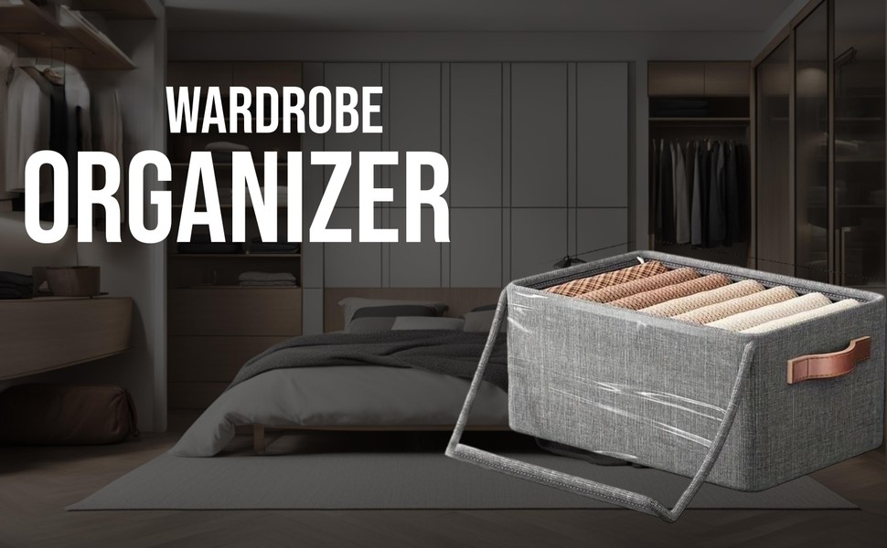 Wardrobe Clothes Organizer With Lid