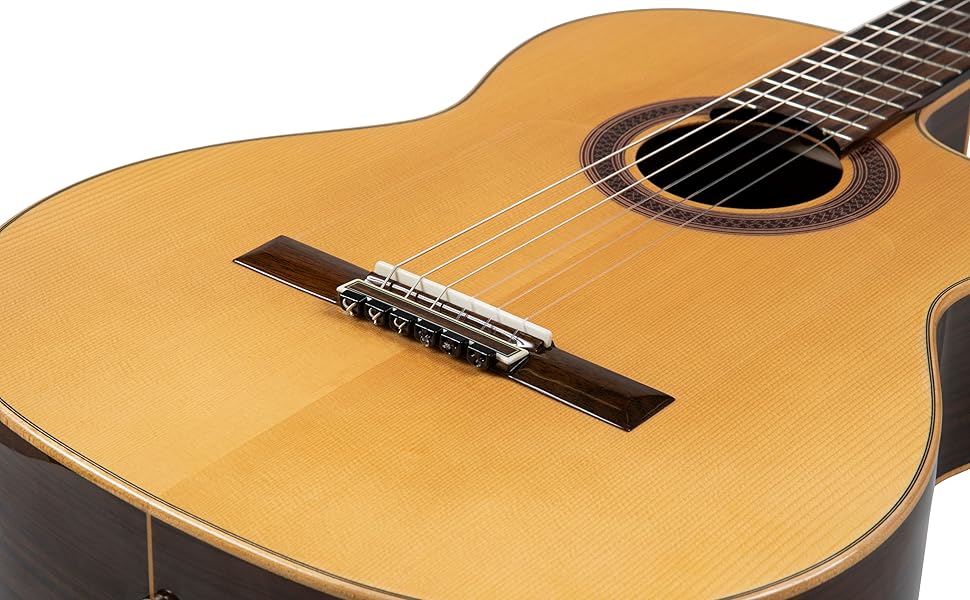 Alba Guitar Beads Acoustic Classical Guitar Beads in Gloss Black for