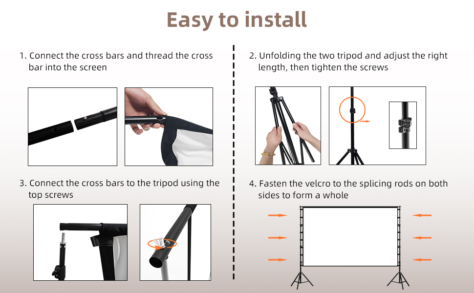 outdoor projector screen