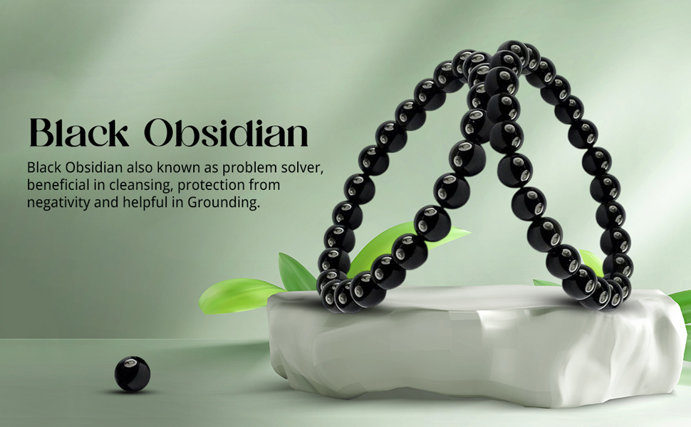 Black Obsidian Bracelet 8mm