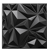 black wall panels