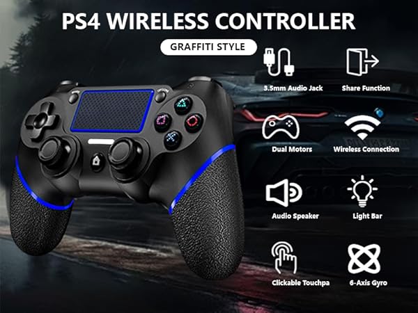 Amazon.com: SZDILONG Upgraded Wireless Controller for Ps4