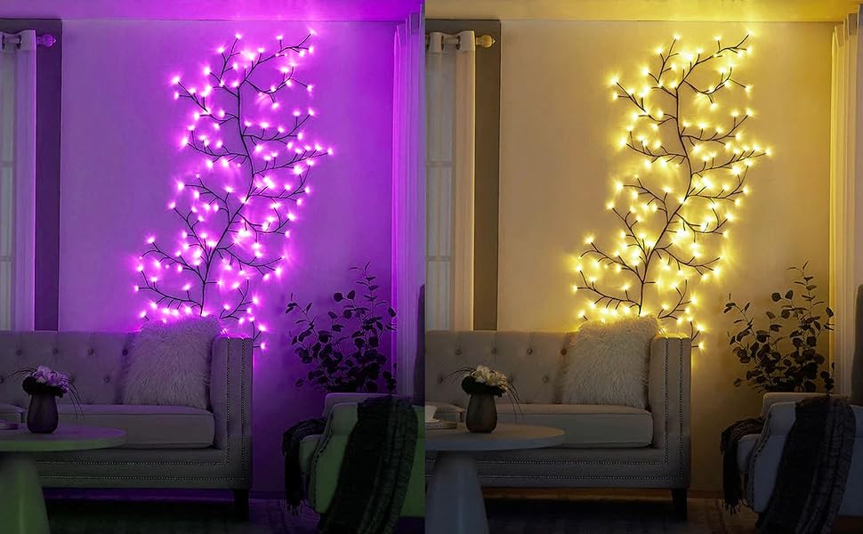 Enchanted Willow Vine Lights Vines for Bedroom Living Room