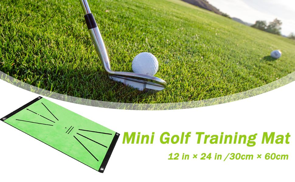 Golf Training Mat Mini Golf Hitting Mat Portable Golf Traininng Mat