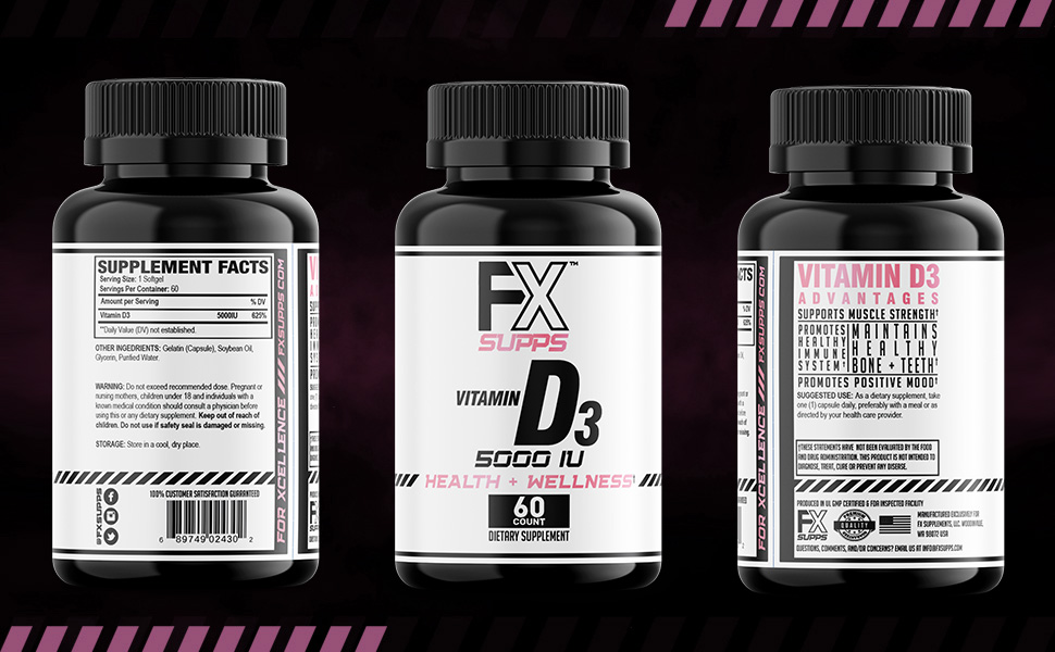 Vitamin D3 5,000 IU 1 Pack