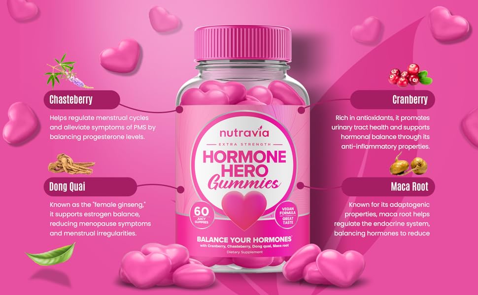 Hormone Balance For Women + PMS Support PCOS Vitamin