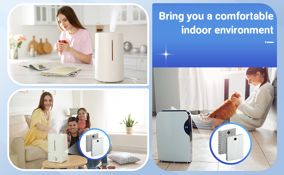 8 Pcs Humidifier Wick Filter Replacement Filter E Type E