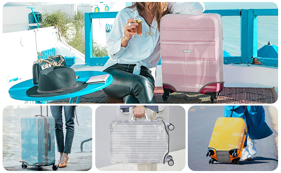plastic cover for suitcase