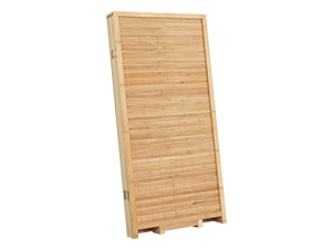 Tall Folding Privacy Screen with Hand-Woven Design & Solid Wood Frame, Freestanding Wall Divider