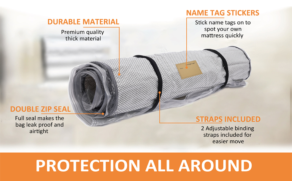 Twin/TwinXL Mattress Vacuum Bag for Memory Foam Mattress