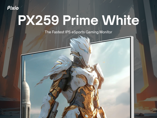 Amazon.com: Pixio PX259 Prime White 24.5 inch (24 inch / 25