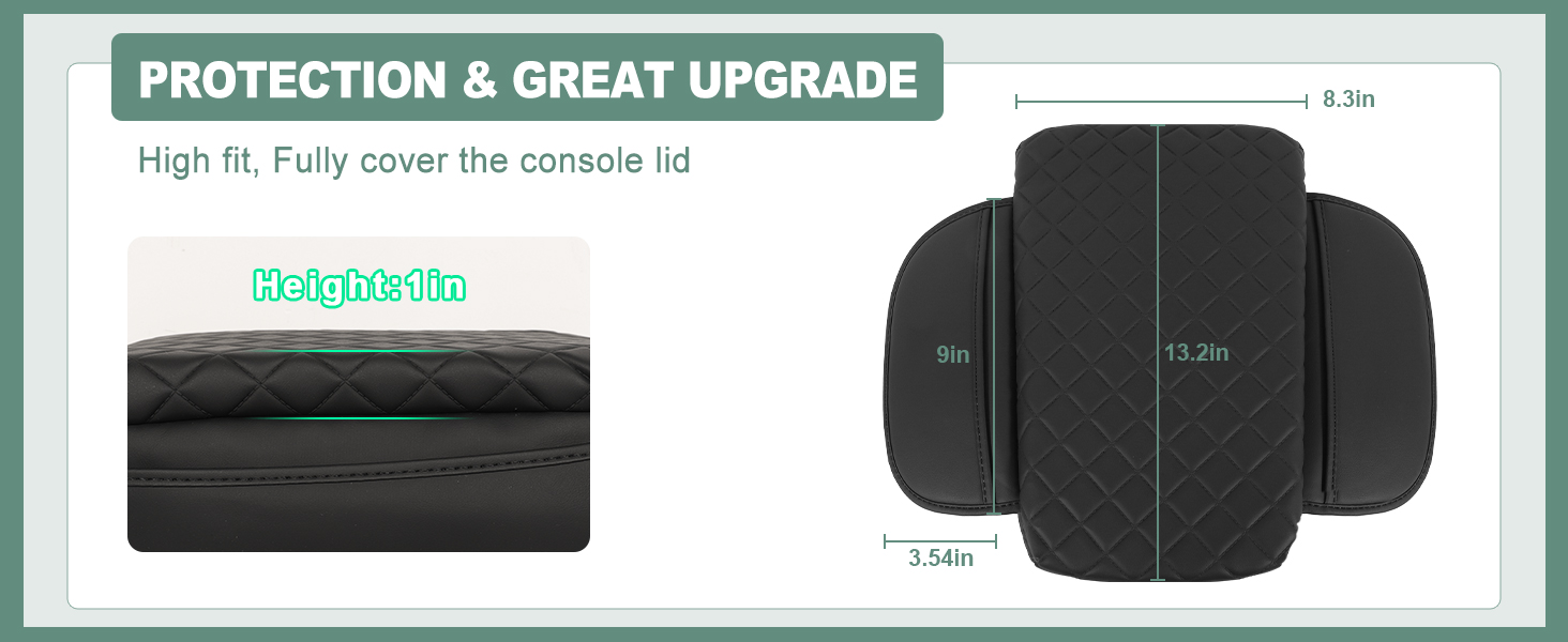 SDPVorn Console Cover for Ford Explorer 20112019 Armrest