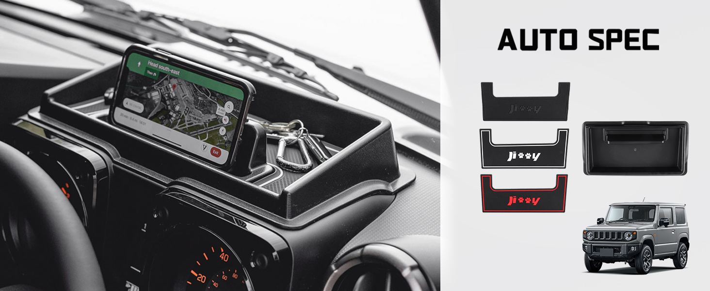 Auto Spec スズキ 新型ジムニー ジムニーシエラ ノマド JB64 JB74 JC74 型 ダッシュボードトレイ