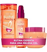 L'Oréal Paris Pack ELVIVE Dream Long Shampoo and Reconstructive Mask and Serum Stop Frizz for P...