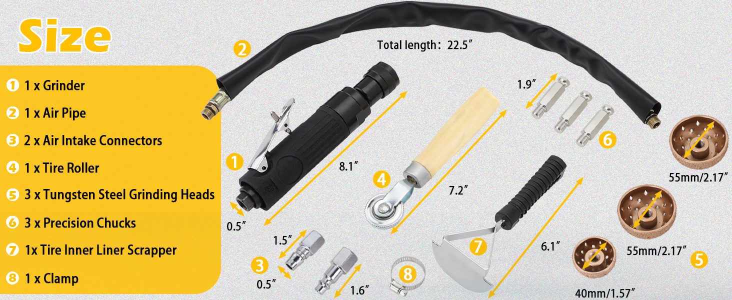 Air Tire Repair Kits, Wheel Polish Patch Tools