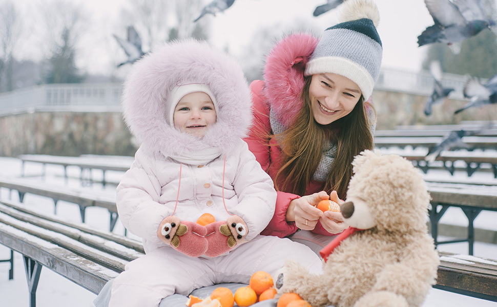 Full Finger Gloves with String