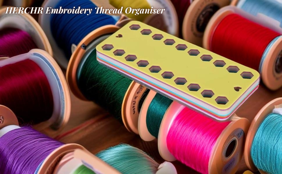 Embroidery Thread Organiser,20Pcs Cross Stitch Thread Holder Thread