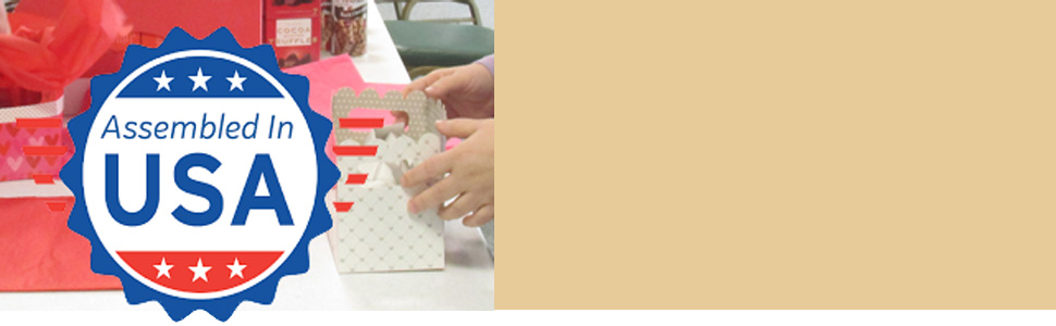 Assembled in USA Berlin, Maryland by Team Gifts Fulfilled Mission Based Company Producers of Gifts